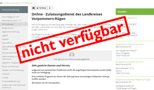 Online Zulassungsdienst LK Vorpommern Ruegen